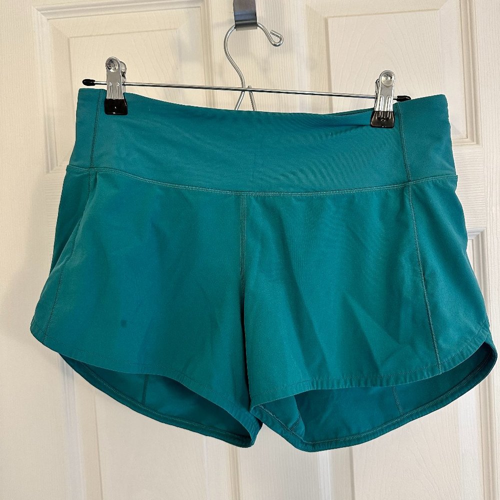 Lululemon Speed Up Mid Rise Shorts 4" Inseam Size 6 Tall